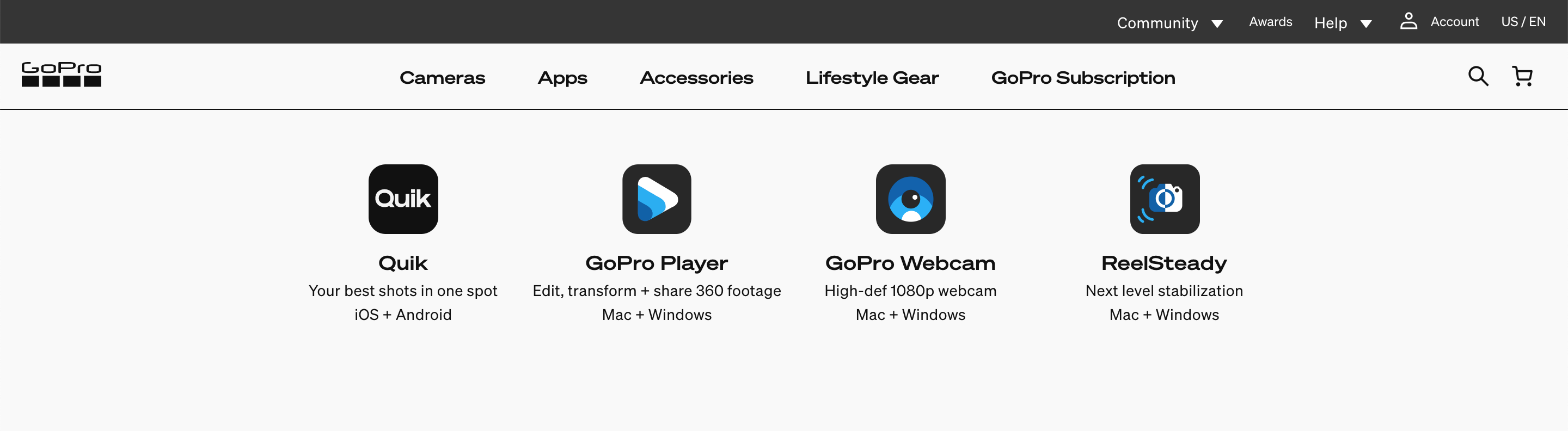 GoPro web kamerana