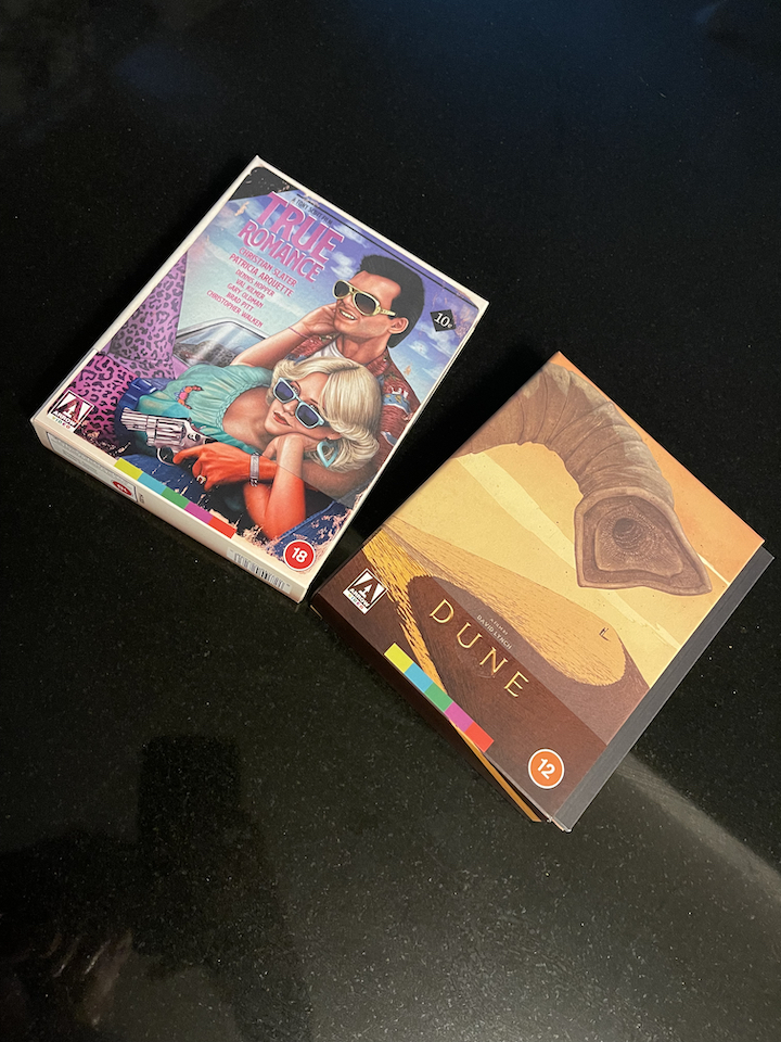 True Romance & Dune 4K bluray Arrow FIlms tilaus kokemuksia