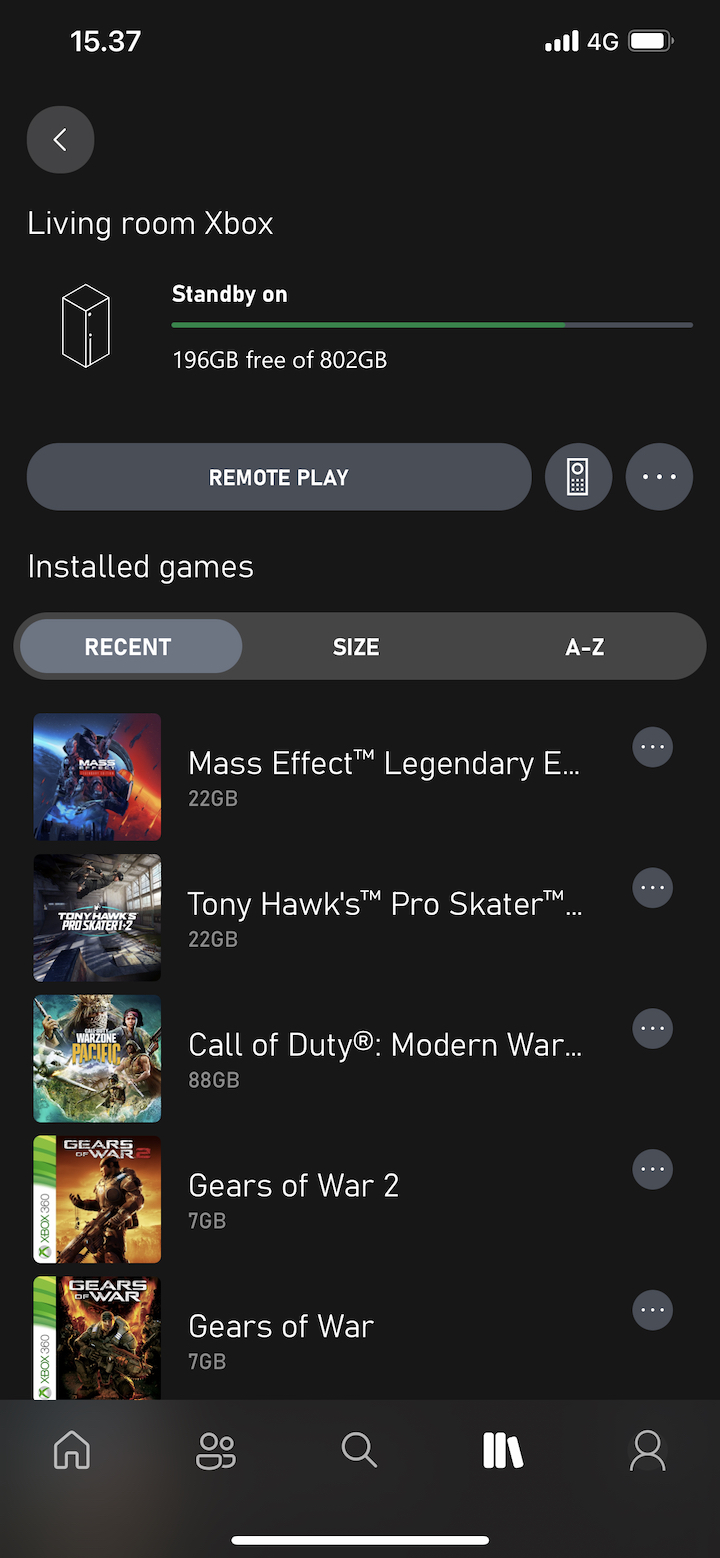 Xbox apps