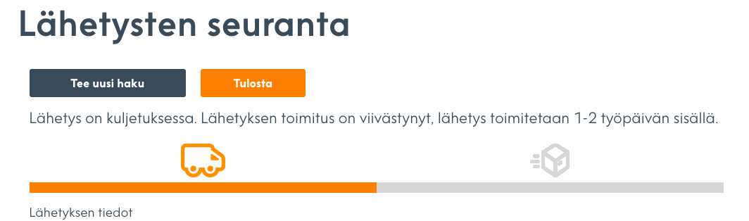 Posti viivästynyt