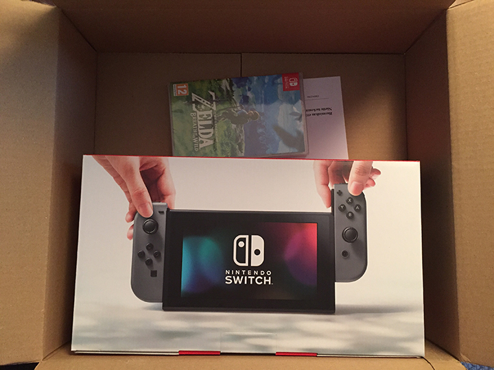 nintendo switch unboxing